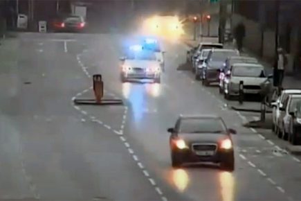 Watch: Dramatic police footage shows 80mph car chase through York