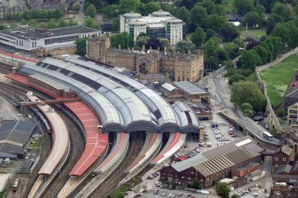 Person hit by a train near York