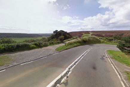 Man cut free from car after it leaves the road at the Hole of Horcum