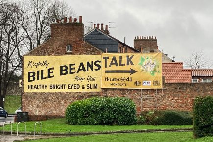 Jack and the Bile Beans-talk! York’s famous sign points to the panto