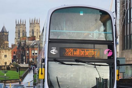 First York announces Christmas timetable – as buses display ‘2021 will be better’
