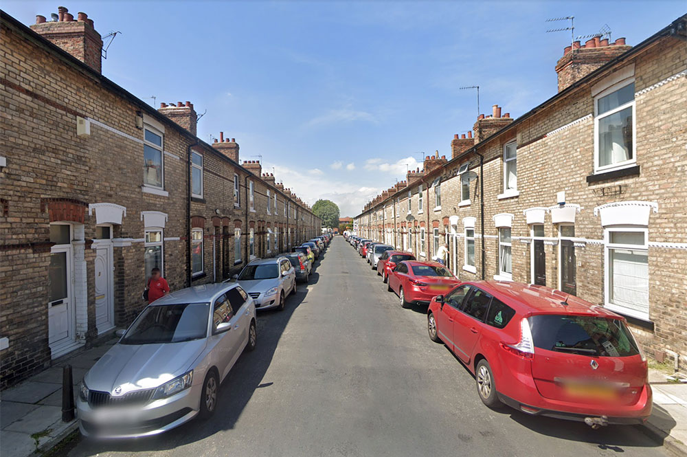 Two teenage joyriders in hoodies steal car in York