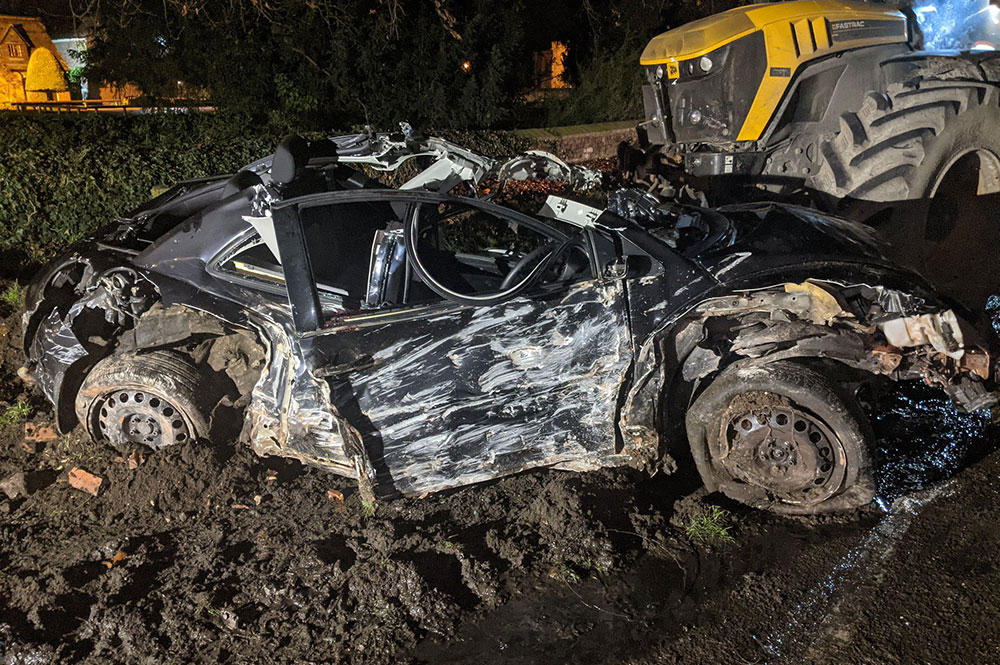Two drivers fined after York crash flattened a VW Beetle and closed a major road