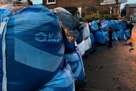 The sandbags are out again in York as river levels rise