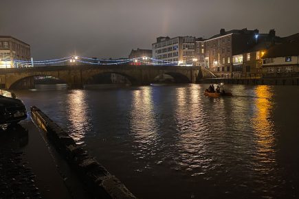 Search for person seen jumping into the river in York