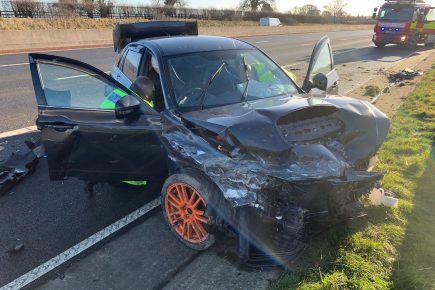 Motorist reported to be three times over the limit after A1M crash