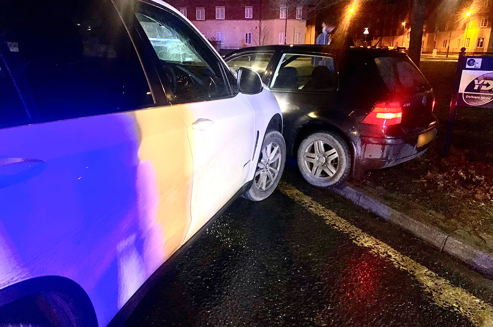 Three men arrested in York after car drives the wrong way down the A64