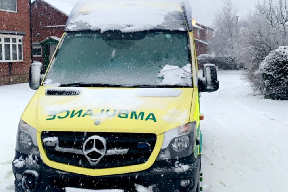 Adverse weather causes ‘severe’ problems for Yorkshire Ambulance Service