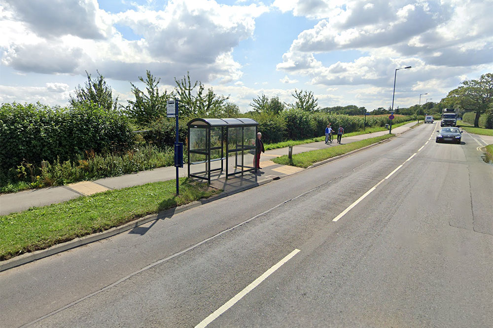 Vandals smash up York bus stop