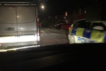 Van driver who did handbrake turns in front of Selby police arrested