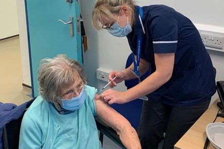 Olive, 106, becomes the oldest person to be vaccinated at York surgery