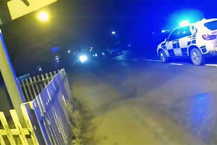 100mph police chase in York ends with car abandoned on Haxby railway line