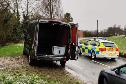 85 parcels stolen after delivery van theft