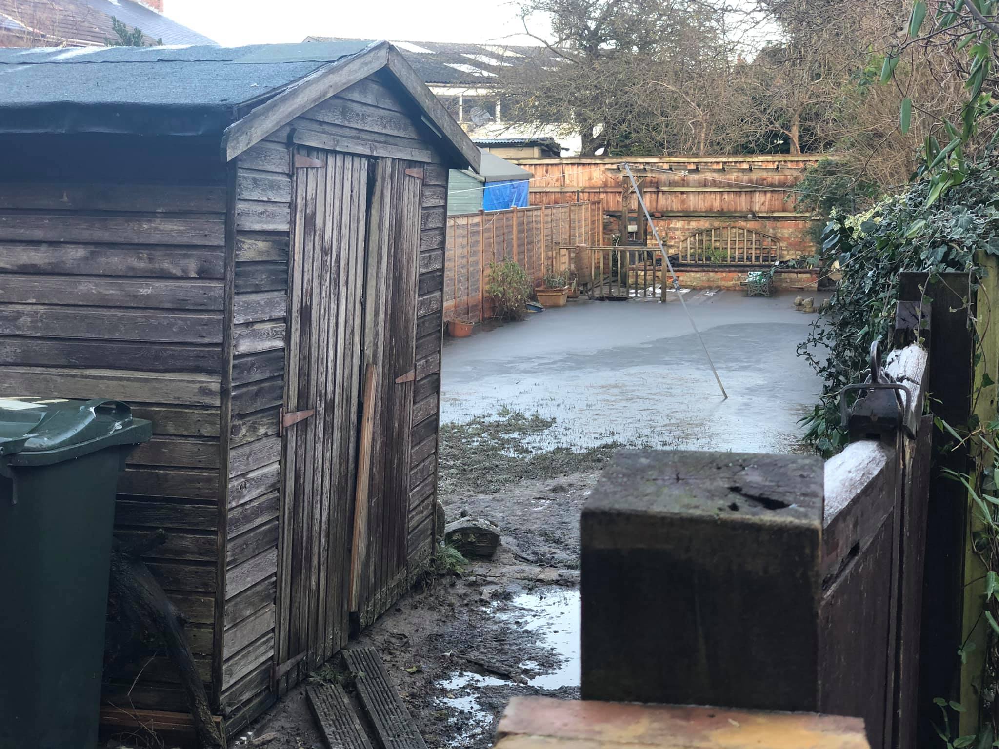Yorkshire Water called in to deal with frozen sewage in gardens in Norton