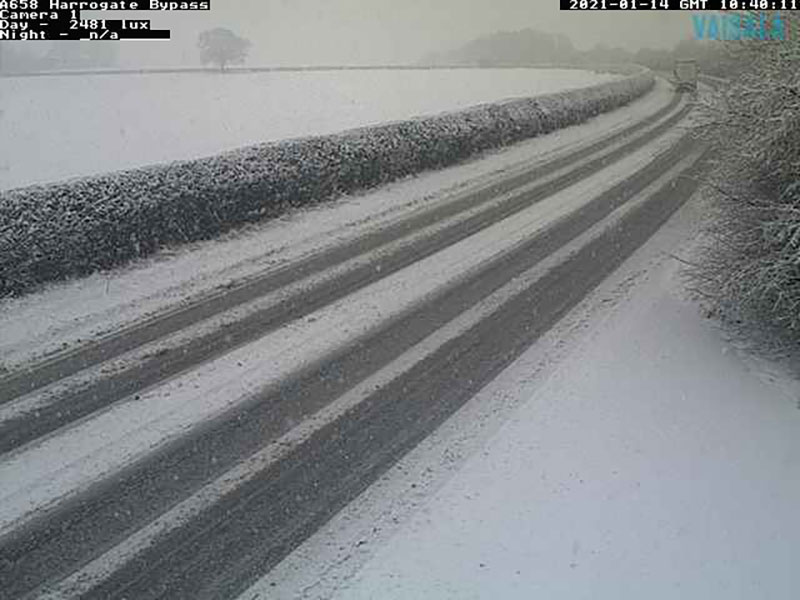 New warnings issued for snow and ice across a large part of North Yorkshire