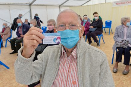 York top of the region for Covid vaccinations