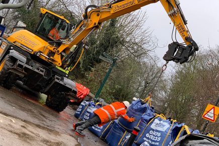 The sandbags are back: York builds flood barriers as Storm Christoph rolls in