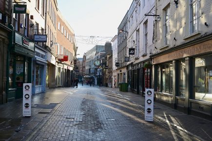 Three men attack cyclist in York city centre