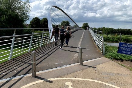 Topless cyclist exposes himself on York bridge – Police release description