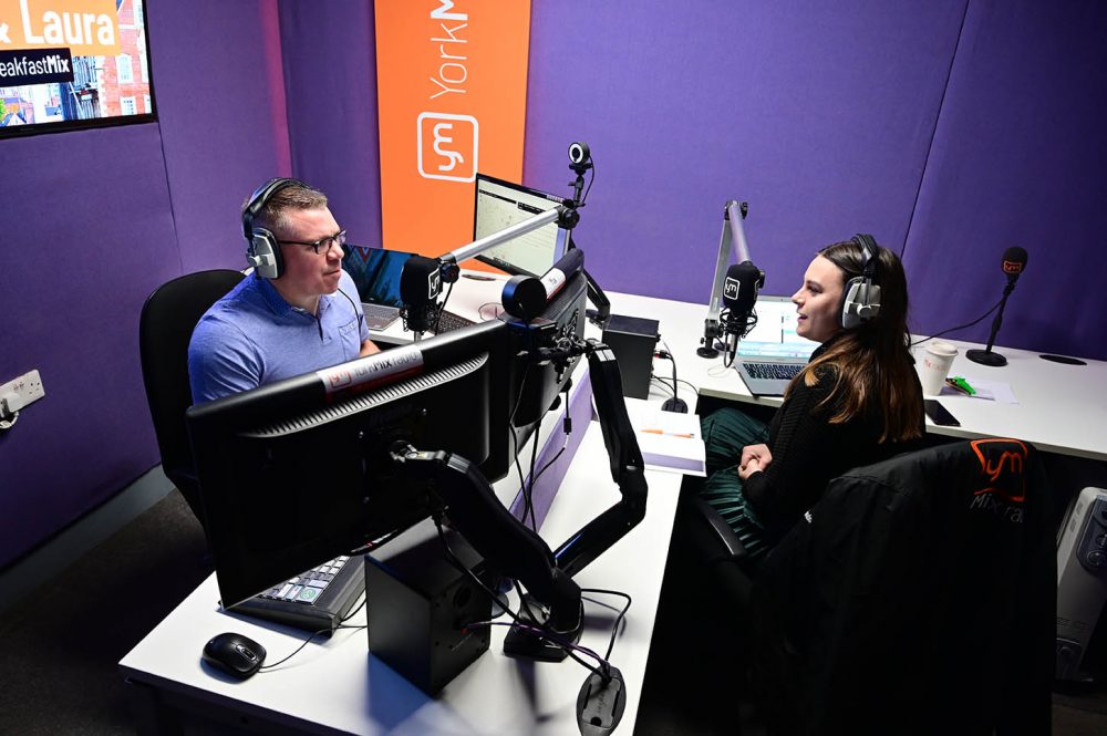 Video: We’re live! Ben and Laura launch YorkMix Radio