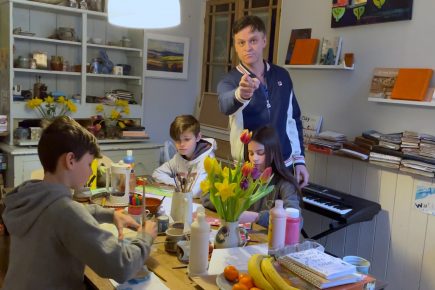York duo creates free arty exercises for families during lockdown