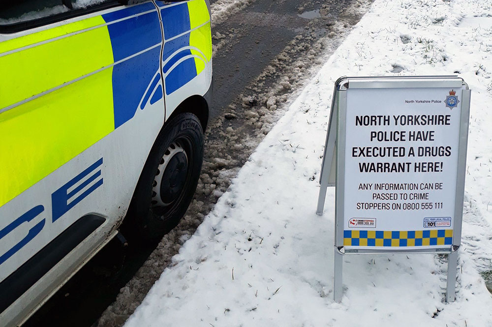 Drugs raid in York: Man arrested