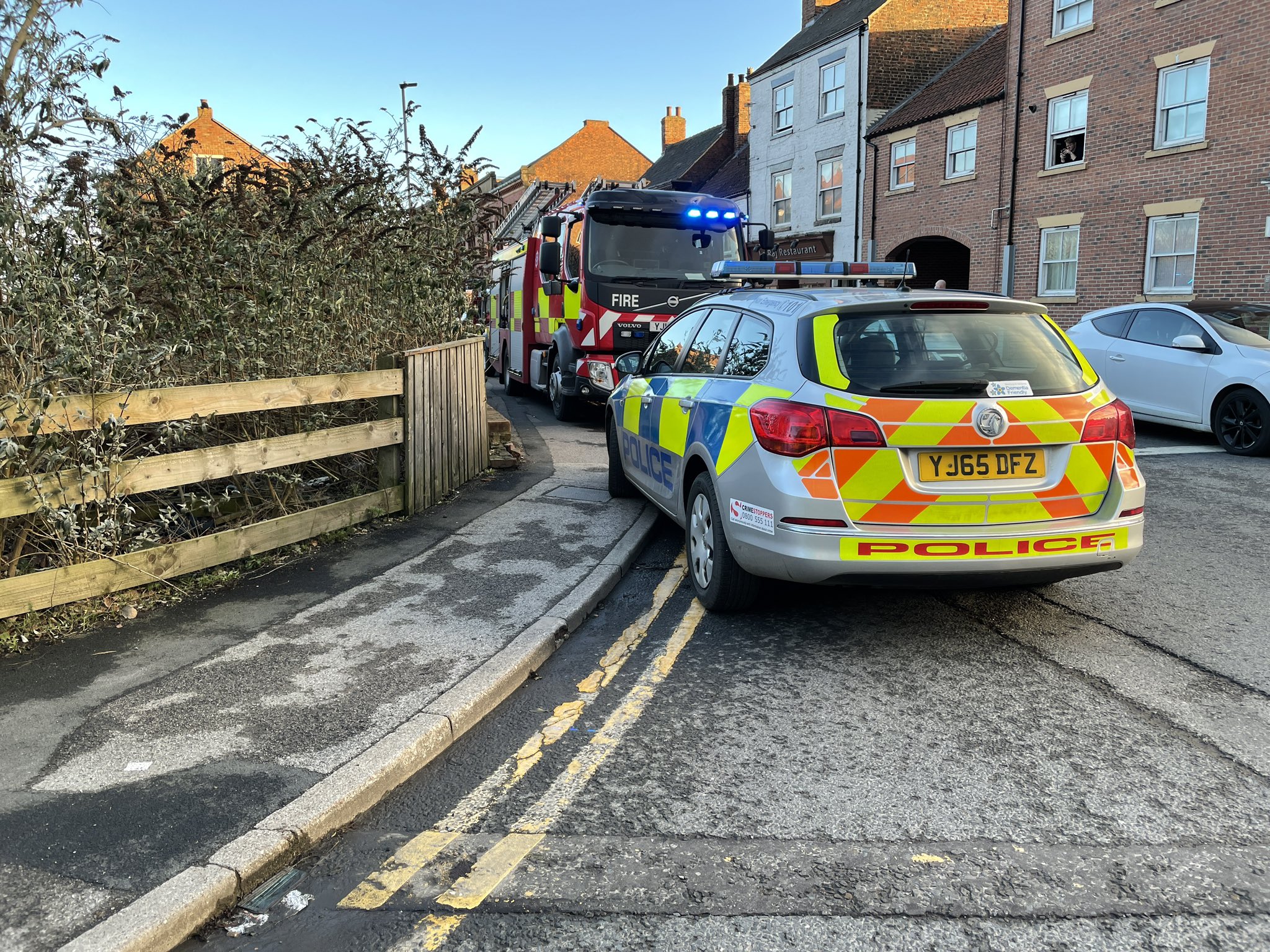 Reports of a person in the water in Selby was a false alarm
