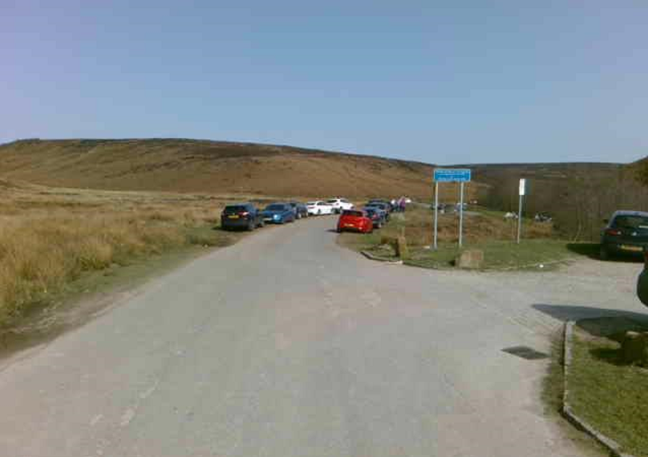 Warning to visitors parking near a North Yorkshire beauty spot