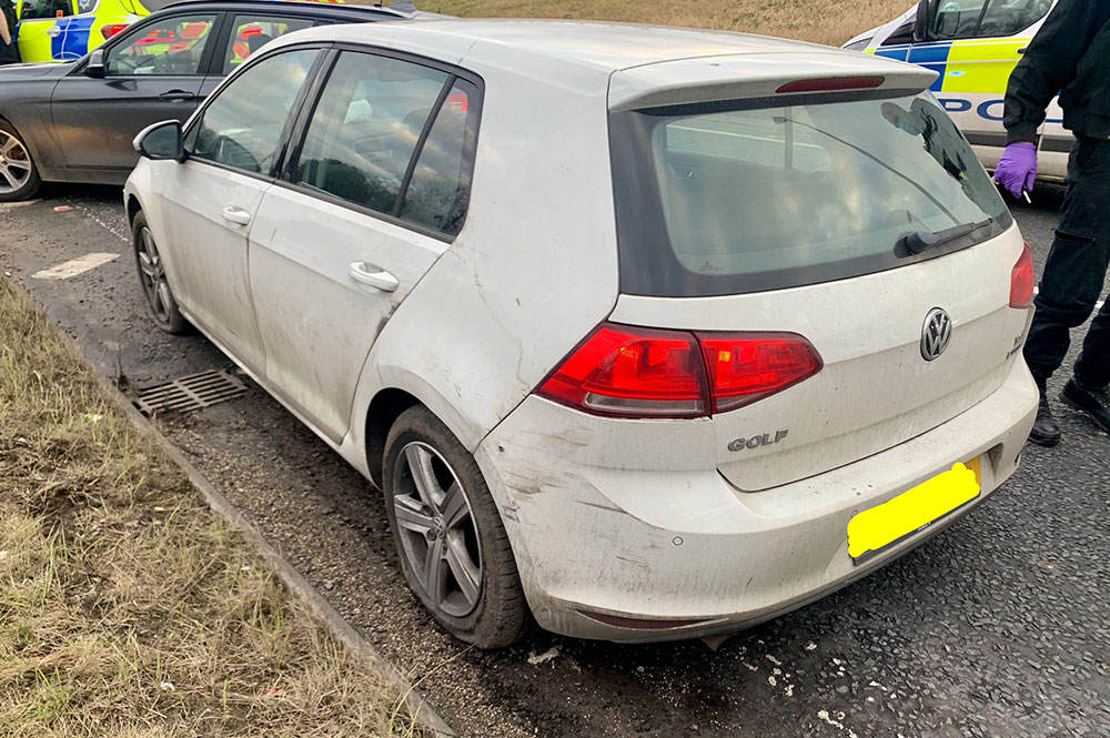 Three arrested and drugs seized after car chase through York