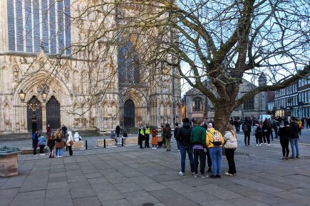 ‘It was important to be there’: People gather at York Minster to remember Sarah – before police intervene
