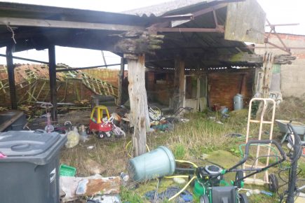 A Selby man is banned from keeping animals after leaving five dogs living in squalor