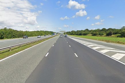 Four hurt after car overturns on major North Yorkshire road