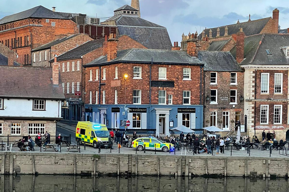 Updated: One man injured after ‘brawl’ outside riverside pub in York