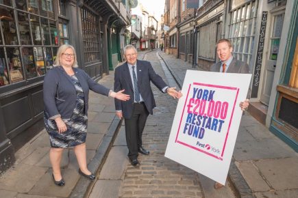 ‘A fantastic response!’ Applications flood in to the £20K First York restart fund – and businesses still have time to enter