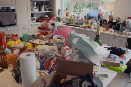 Family house near York is overwhelmed by rubbish until extreme cleaners move in – who find a rotting carcass amid the mess