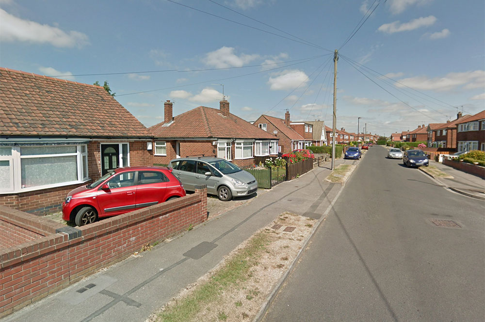 Intruder runs off after resident finds him exploring their home in the middle of the night