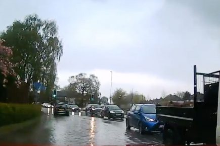 Video: Main York road floods after torrential rain