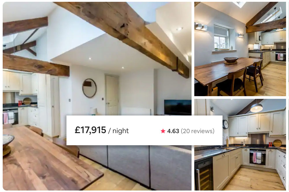 ‘This really shows the Bishy Road influence!’ York house listed on Airbnb for £18K a night
