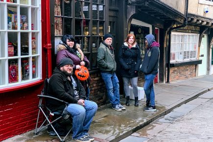 Ghost hunters queue for five hours for the reopening of York’s spook superstore