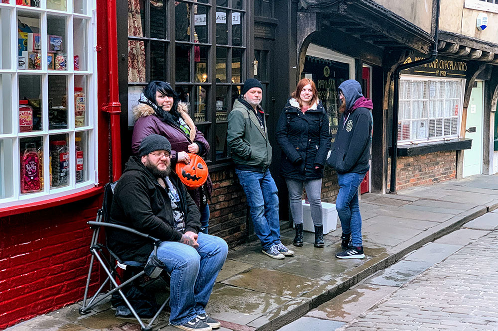 Ghost hunters queue for five hours for the reopening of York’s spook superstore