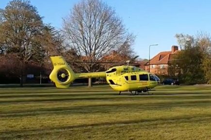 Young child taken to hospital after collision with a car in York