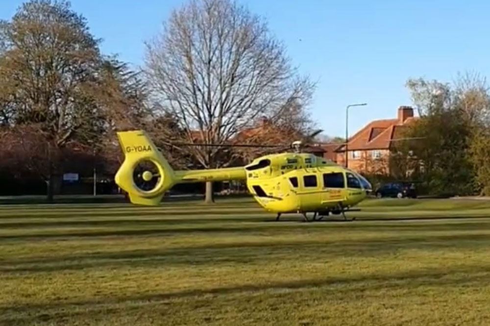 Young child taken to hospital after collision with a car in York