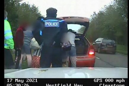 Updated: Video – Skoda with nine people in it stopped by police near Malton