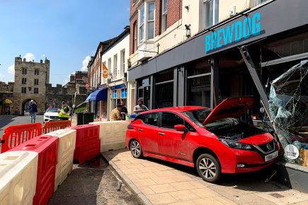 Updated with video: Car crashes into a pub in York city centre