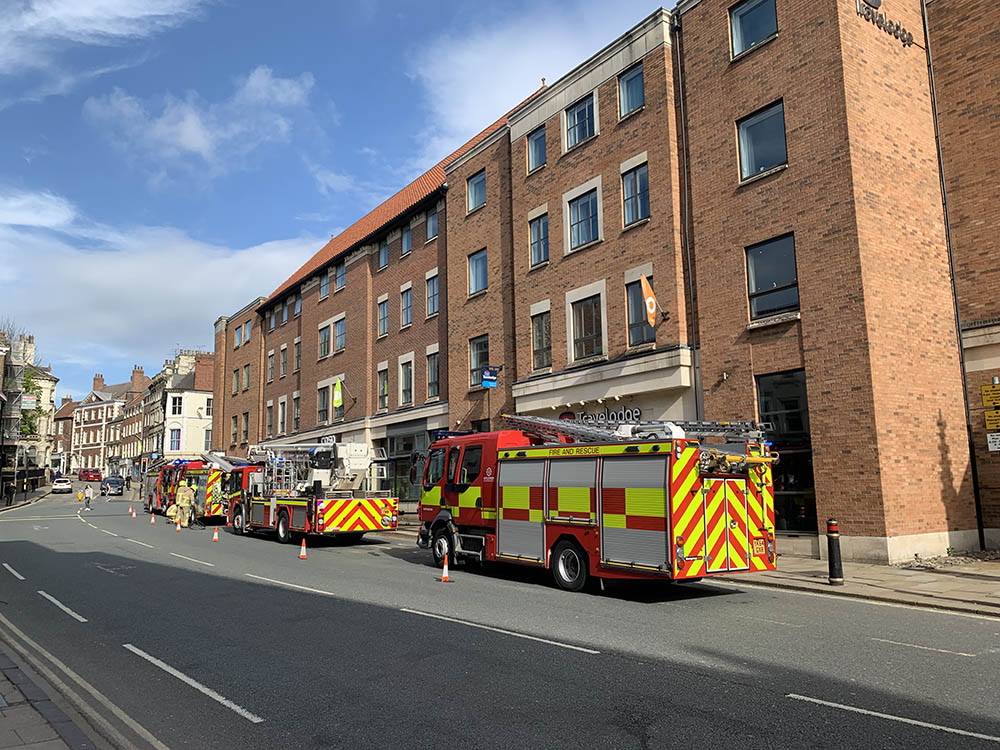 Fire crews respond to incident in York city centre