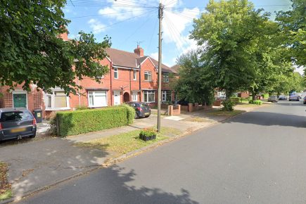 Fire close to house in York