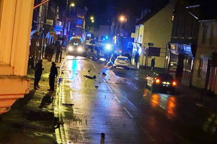 Updated: York city centre road reopened after car crashed into a wall