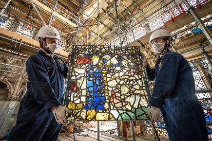 York Minster begins £5m project to conserve one of the world’s great stained glass windows
