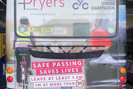 Pryers Solicitors join ‘safe passing saves lives’ campaign