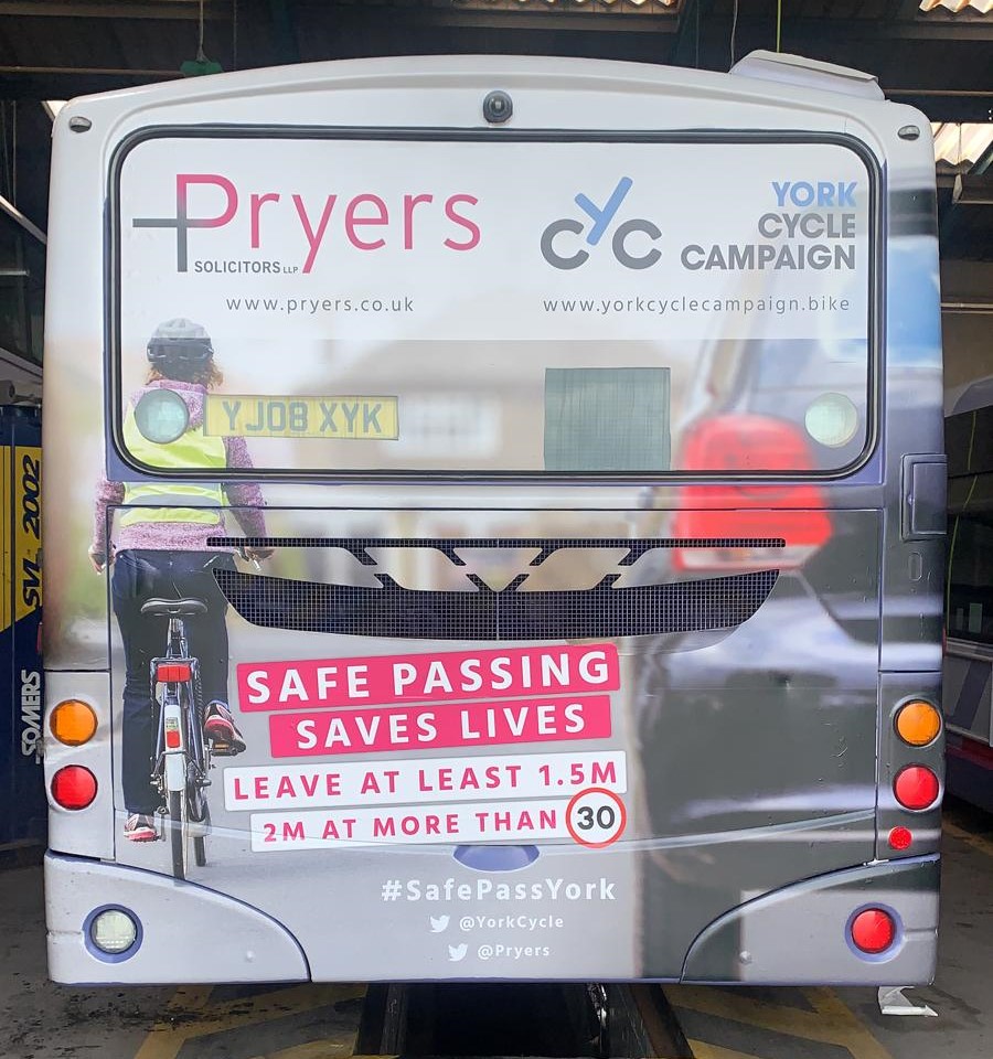 Pryers Solicitors join ‘safe passing saves lives’ campaign